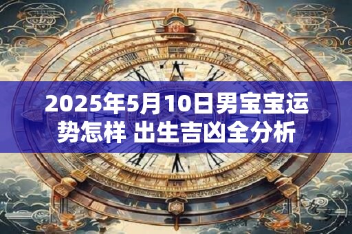 2025年5月10日男宝宝运势怎样 出生吉凶全分析
