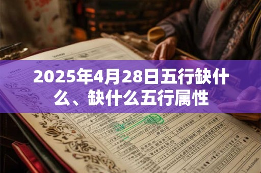 2025年4月28日五行缺什么、缺什么五行属性 2025年4月28日五行缺什么、缺什么五行属性