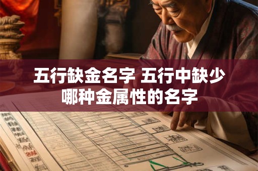 五行缺金名字 五行中缺少哪种金属性的名字 五行缺金名字 五行中缺少哪种金属性的名字