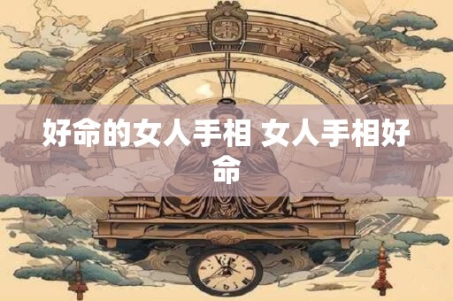 好命的女人手相 女人手相好命