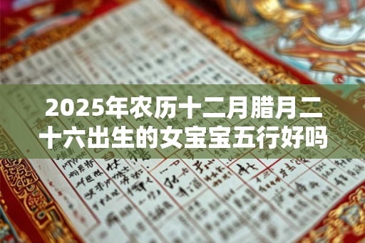 2025年农历十二月腊月二十六出生的女宝宝五行好吗 取什么名字最好