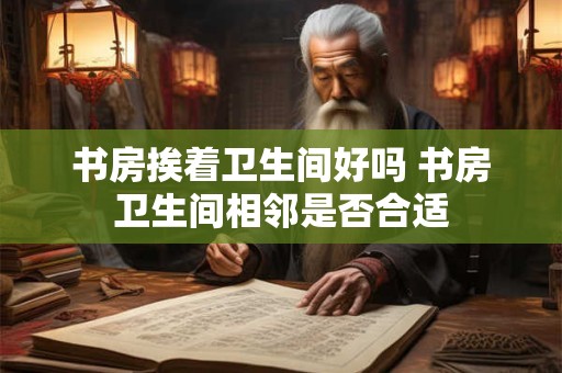 书房挨着卫生间好吗 书房卫生间相邻是否合适