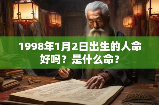 1998年1月2日出生的人命好吗？是什么命？