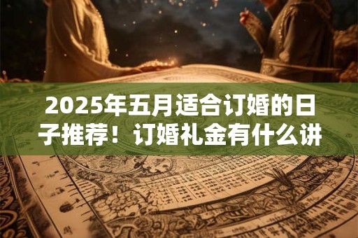 2025年五月适合订婚的日子推荐！订婚礼金有什么讲究