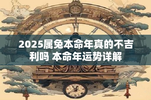 2025属兔本命年真的不吉利吗 本命年运势详解