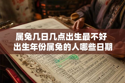 属兔几日几点出生最不好 出生年份属兔的人哪些日期和时间最为不利