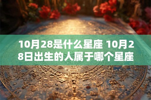 10月28是什么星座 10月28日出生的人属于哪个星座