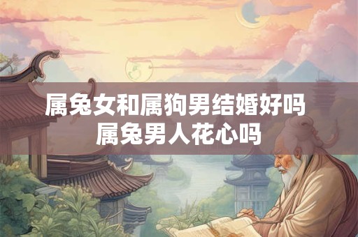 属兔女和属狗男结婚好吗 属兔男人花心吗