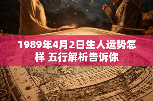 1989年4月2日生人运势怎样 五行解析告诉你