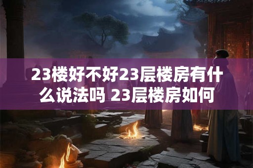 23楼好不好23层楼房有什么说法吗 23层楼房如何