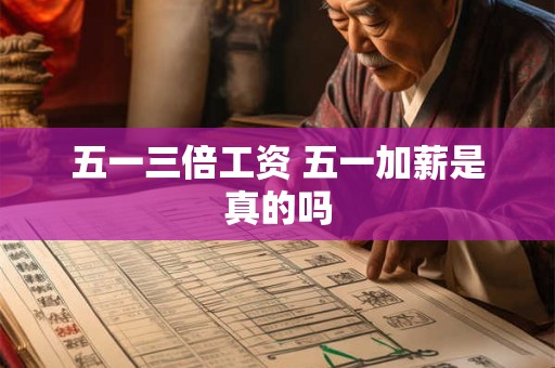 五一三倍工资 五一加薪是真的吗