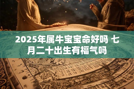 2025年属牛宝宝命好吗 七月二十出生有福气吗