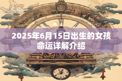 2026年6月15日出生的女孩命运详解介绍