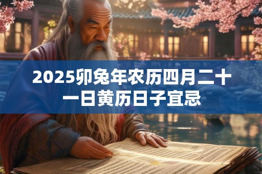 2025卯兔年农历四月二十一日黄历日子宜忌