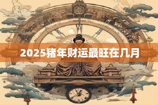 2025猪年财运最旺在几月
