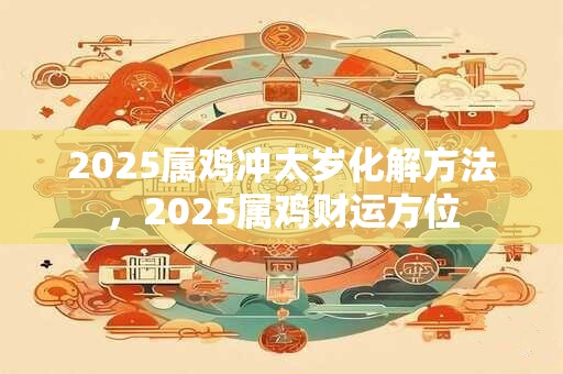 2025属鸡冲太岁化解方法，2025属鸡财运方位