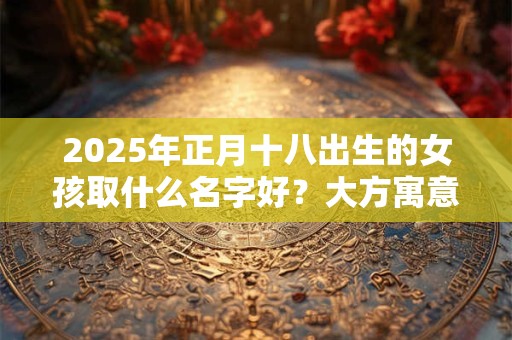 2025年正月十八出生的女孩取什么名字好？大方寓意好的名字推荐