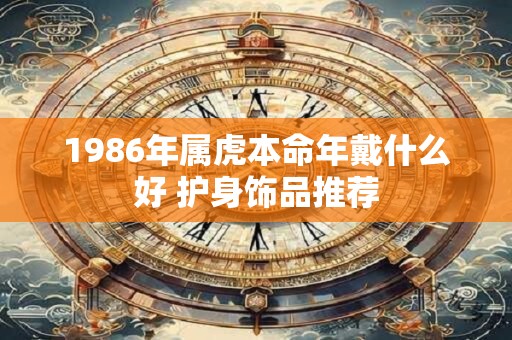 1986年属虎本命年戴什么好 护身饰品推荐