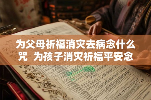 为父母祈福消灾去病念什么咒  为孩子消灾祈福平安念什么经