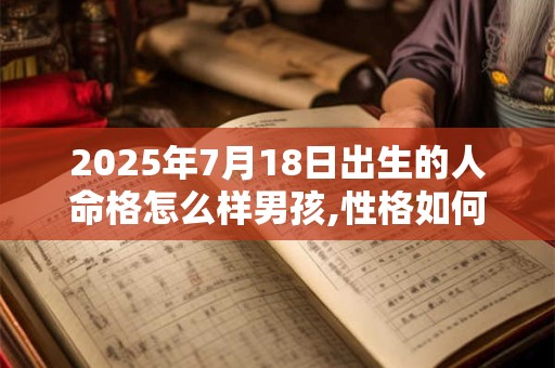 2025年7月18日出生的人命格怎么样男孩,性格如何