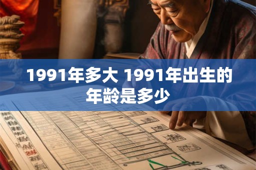 1991年多大 1991年出生的年龄是多少