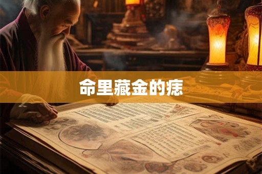 命里藏金的痣