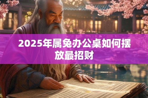 2025年属兔办公桌如何摆放最招财