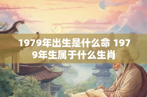 1979年出生是什么命 1979年生属于什么生肖