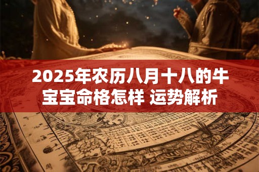 2025年农历八月十八的牛宝宝命格怎样 运势解析
