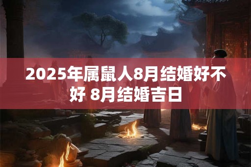 2025年属鼠人8月结婚好不好 8月结婚吉日