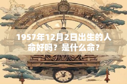 1957年12月2日出生的人命好吗？是什么命？