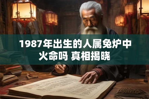 1987年出生的人属兔炉中火命吗 真相揭晓