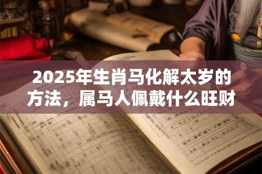 2025年生肖马化解太岁的方法，属马人佩戴什么旺财