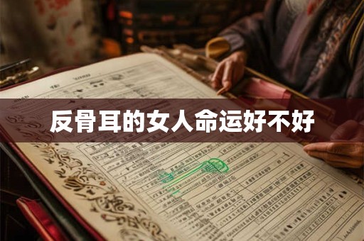 反骨耳的女人命运好不好