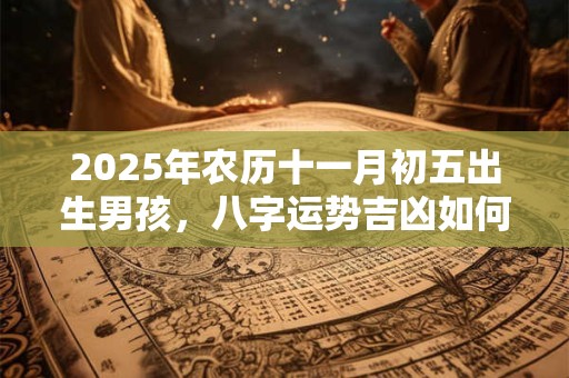 2025年农历十一月初五出生男孩，八字运势吉凶如何