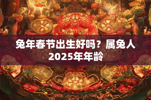兔年春节出生好吗？属兔人2025年年龄