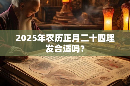 2025年农历正月二十四理发合适吗？