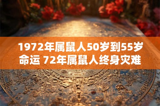 1972年属鼠人50岁到55岁命运 72年属鼠人终身灾难