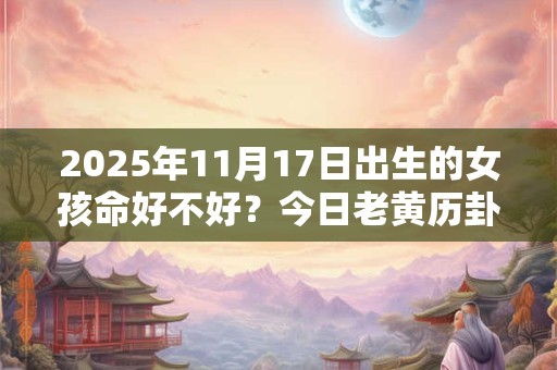 2025年11月17日出生的女孩命好不好？今日老黄历卦象如何？