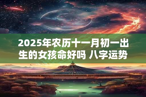 2025年农历十一月初一出生的女孩命好吗 八字运势如何