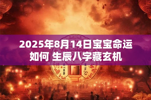 2025年8月14日宝宝命运如何 生辰八字藏玄机