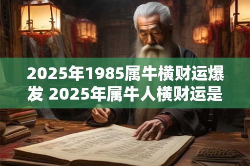 2025年1985属牛横财运爆发 2025年属牛人横财运是否会爆发