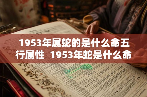 1953年属蛇的是什么命五行属性  1953年蛇是什么命相