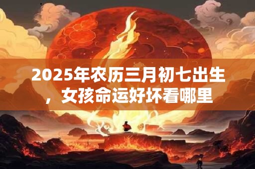 2025年农历三月初七出生，女孩命运好坏看哪里