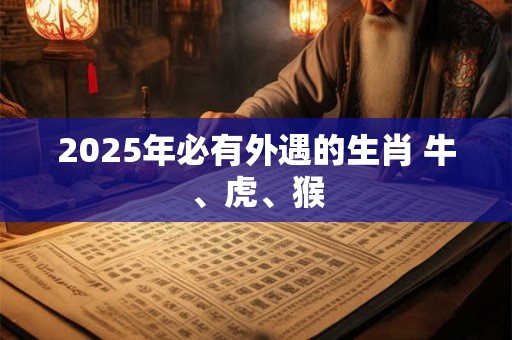 2025年必有外遇的生肖 牛、虎、猴