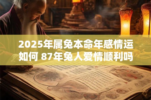 2025年属兔本命年感情运如何 87年兔人爱情顺利吗