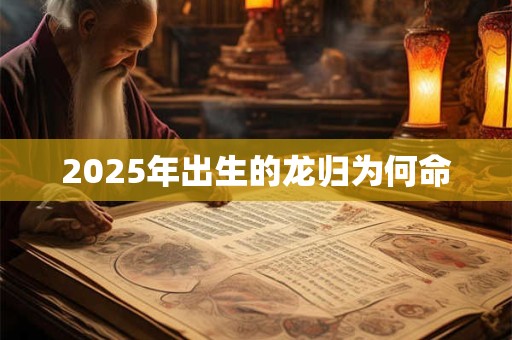 2025年出生的龙归为何命