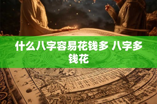 什么八字容易花钱多 八字多钱花