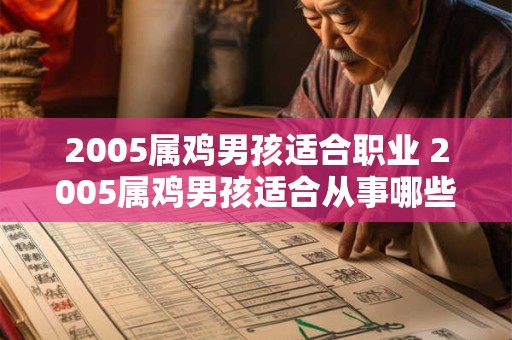 2005属鸡男孩适合职业 2005属鸡男孩适合从事哪些职业