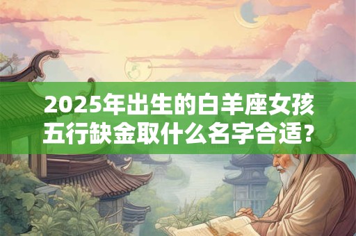 2025年出生的白羊座女孩五行缺金取什么名字合适？